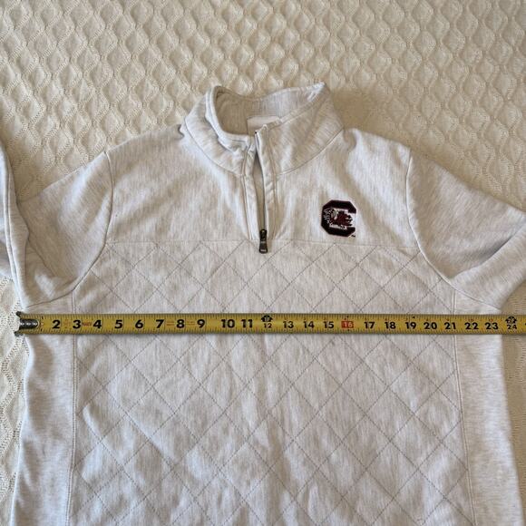 Vintage South Carolina University Gamecocks Champion 1/4 zip sweater Men Size L - Picture 6 of 7